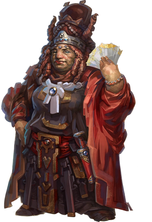 A dwarven noblewoman
