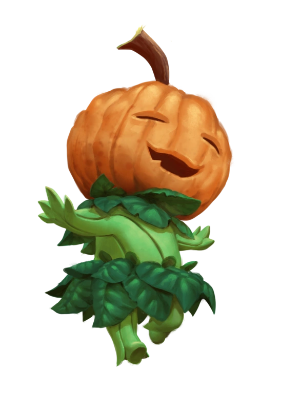 Jackpot, a gourd leshy bard in training