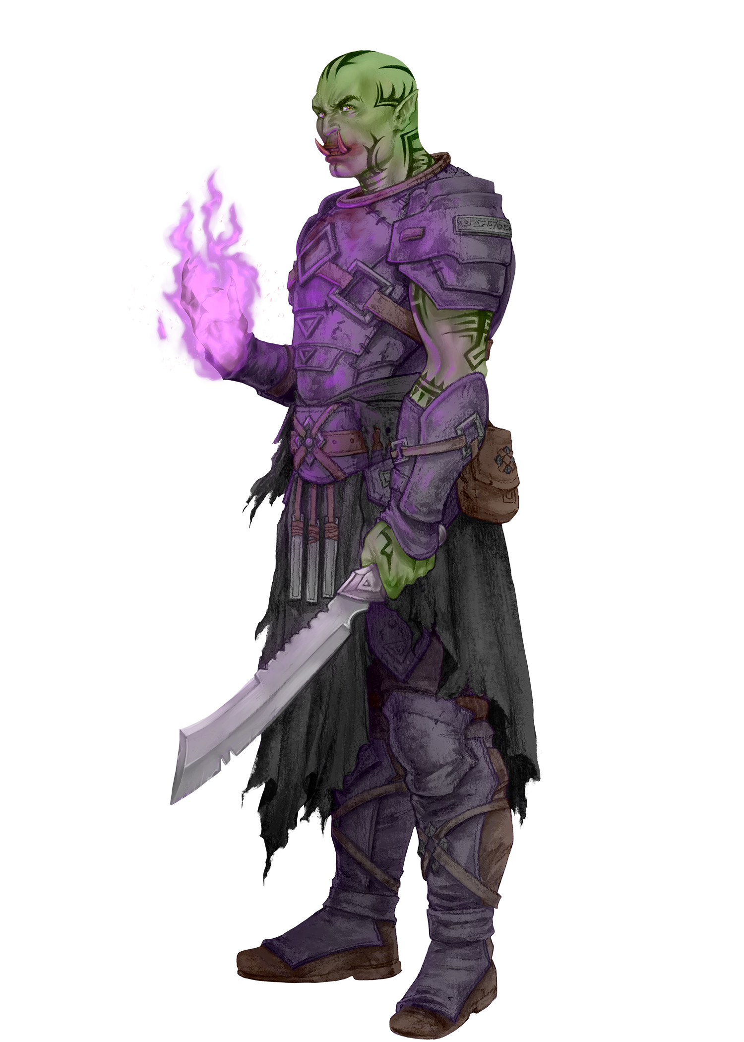 Trzikhun, Reaper of Ukuja, a Matanji orc bloodrager