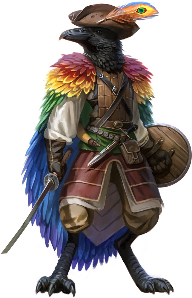 Ikiko, a tengu Shackles pirate
