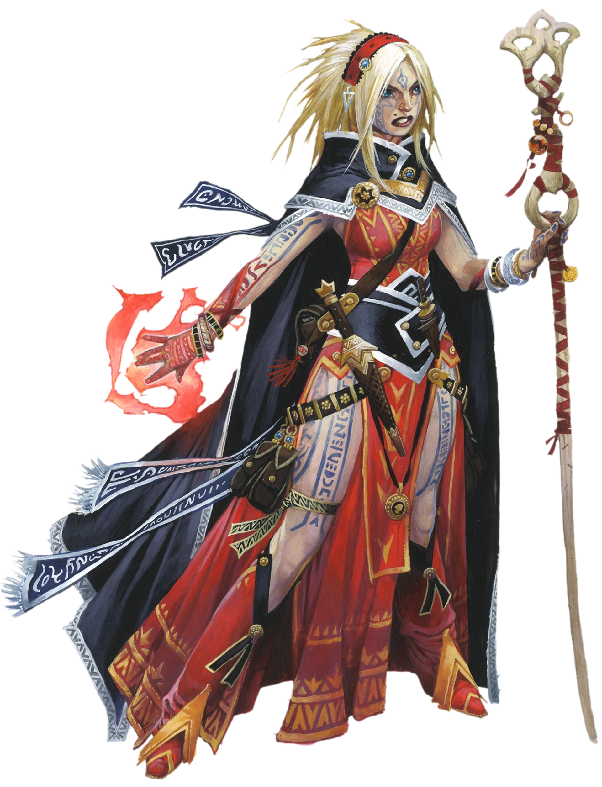 Seoni, iconic human sorcerer