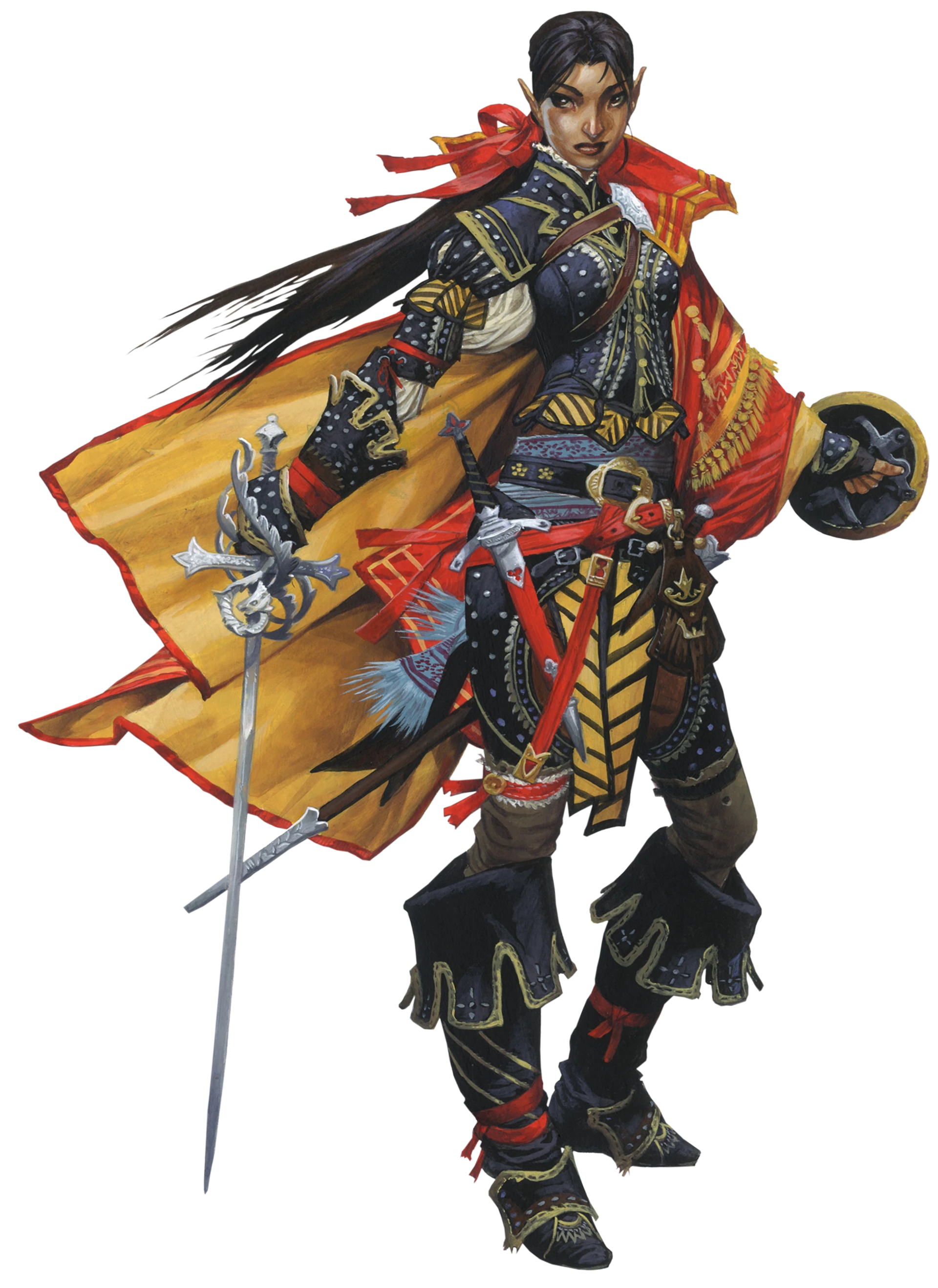 Jirelle, iconic half-elf swashbuckler